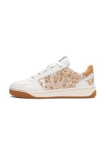Ed Hardy Mens Ace Low Flames - White Sneaker