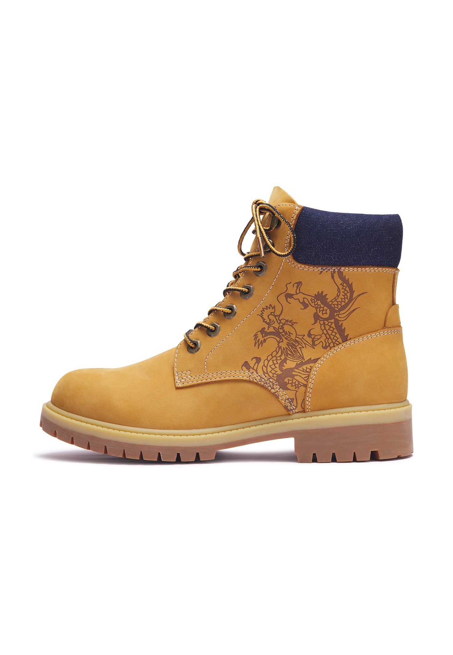 Ed Hardy Mens Dancing Dragon Work Boot - Tan Ed Hardy Mens Dancing Dragon Work Boot - Tan