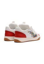 Ed Hardy Mens Hardflip Low - Dragons Sneaker White