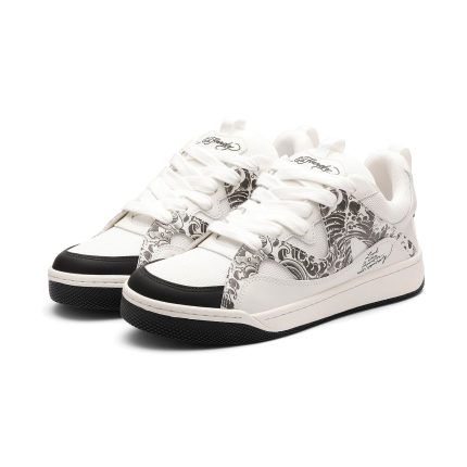 Ed Hardy Mens Wave Low Sneaker