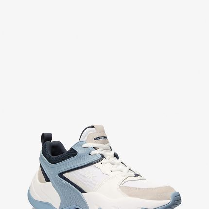Michael Kors Chase Mixed-Media Trainer Chambray
