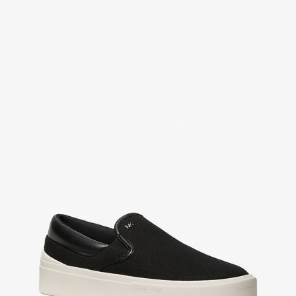 Michael Kors Eddie Cotton Canvas Slip-on Sneaker
