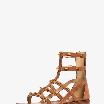 Michael Kors Noa Studded Suede Gladiator Sandal