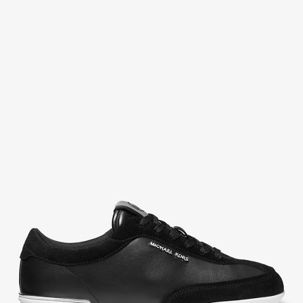 Michael Kors Nolan Suede and Leather Sneaker