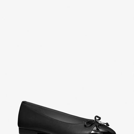 Michael Kors Piper Flex Leather Ballet Flat