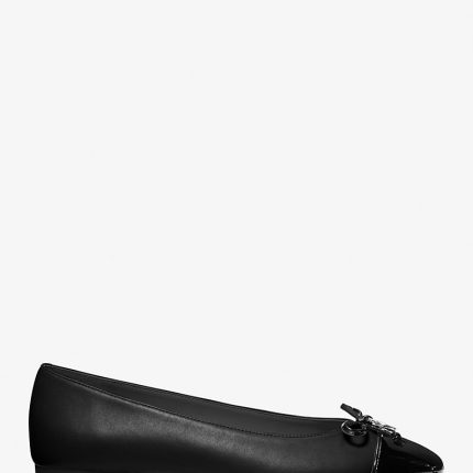 Michael Kors Piper Flex Leather Ballet Flat