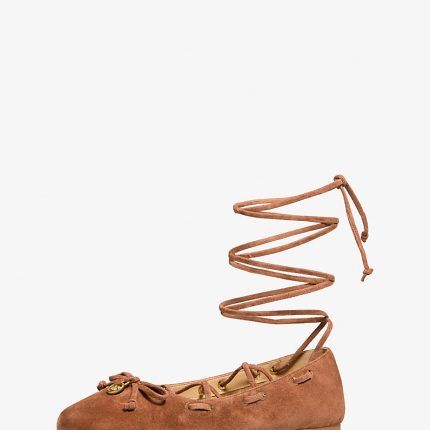 Michael Kors Shae Flex Suede Ballet Flat