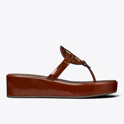 Tory Burch Miller Patent Wedge Sandal