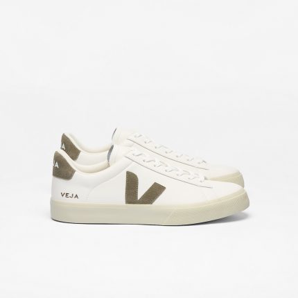 Vejas Campo Leather White Kaki