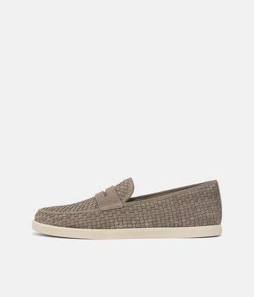 Vince Santino Woven Suede Loafer