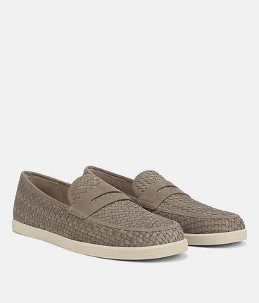 Vince Santino Woven Suede Loafer
